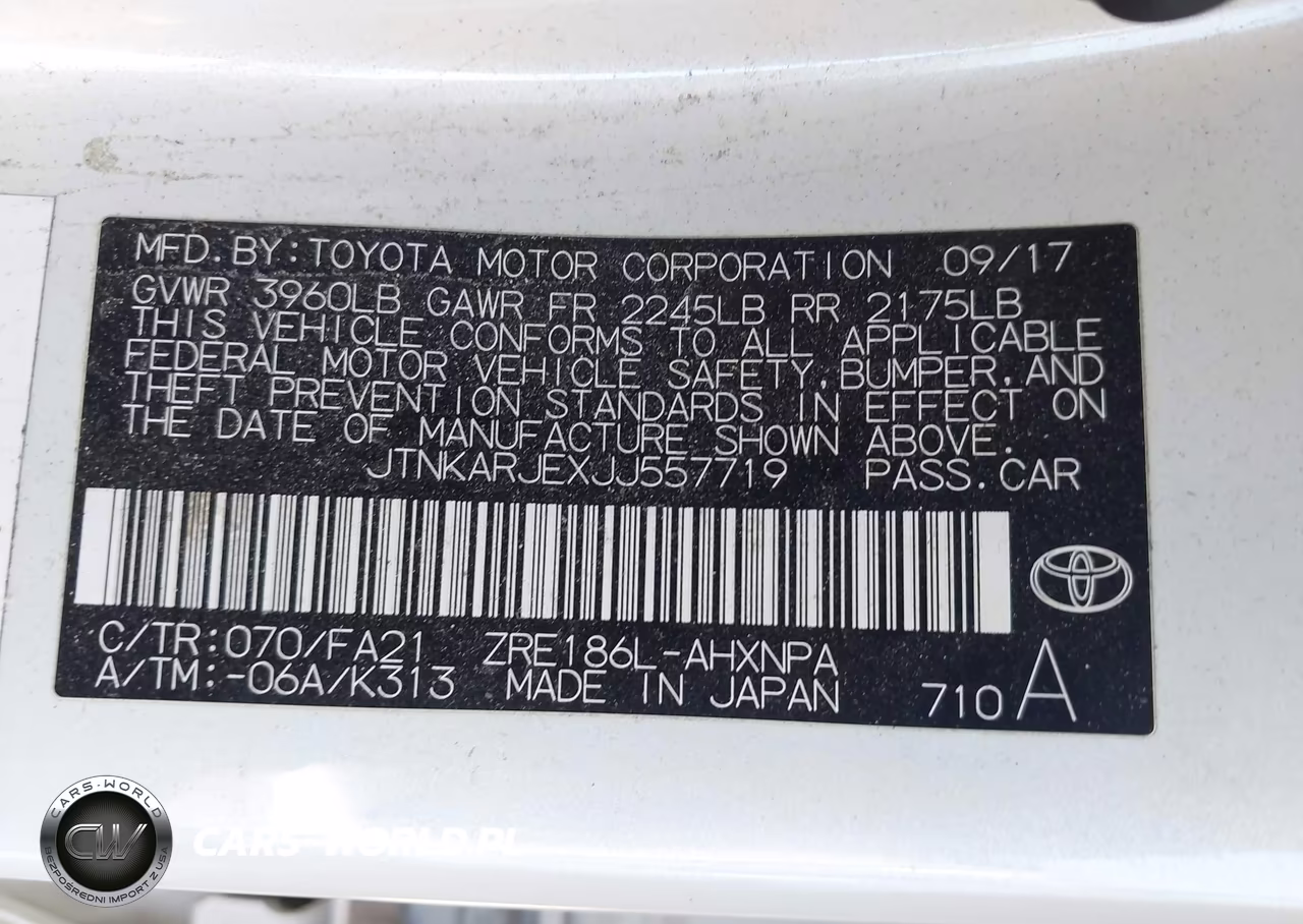 2018 Toyota Corolla Im VIN:JTNKARJEXJJ557719 - 9
