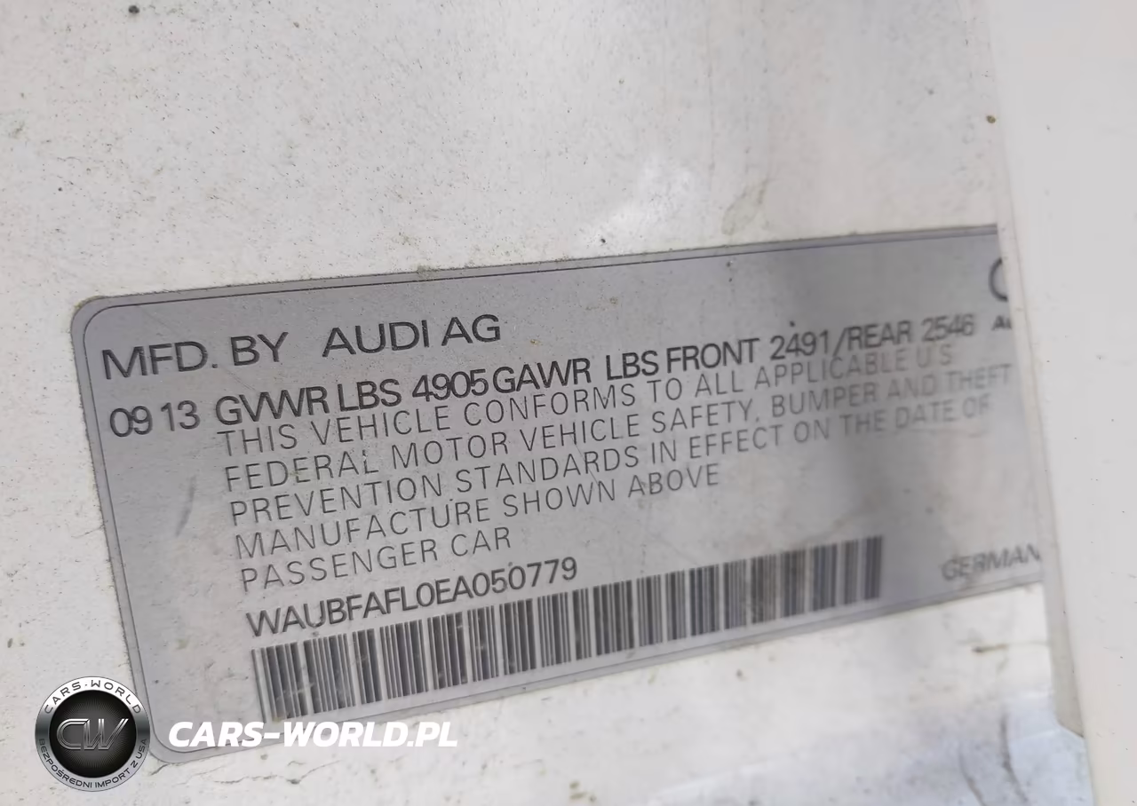 2014 Audi A4 2.0T Premium VIN:WAUBFAFL0EA050779 - 9