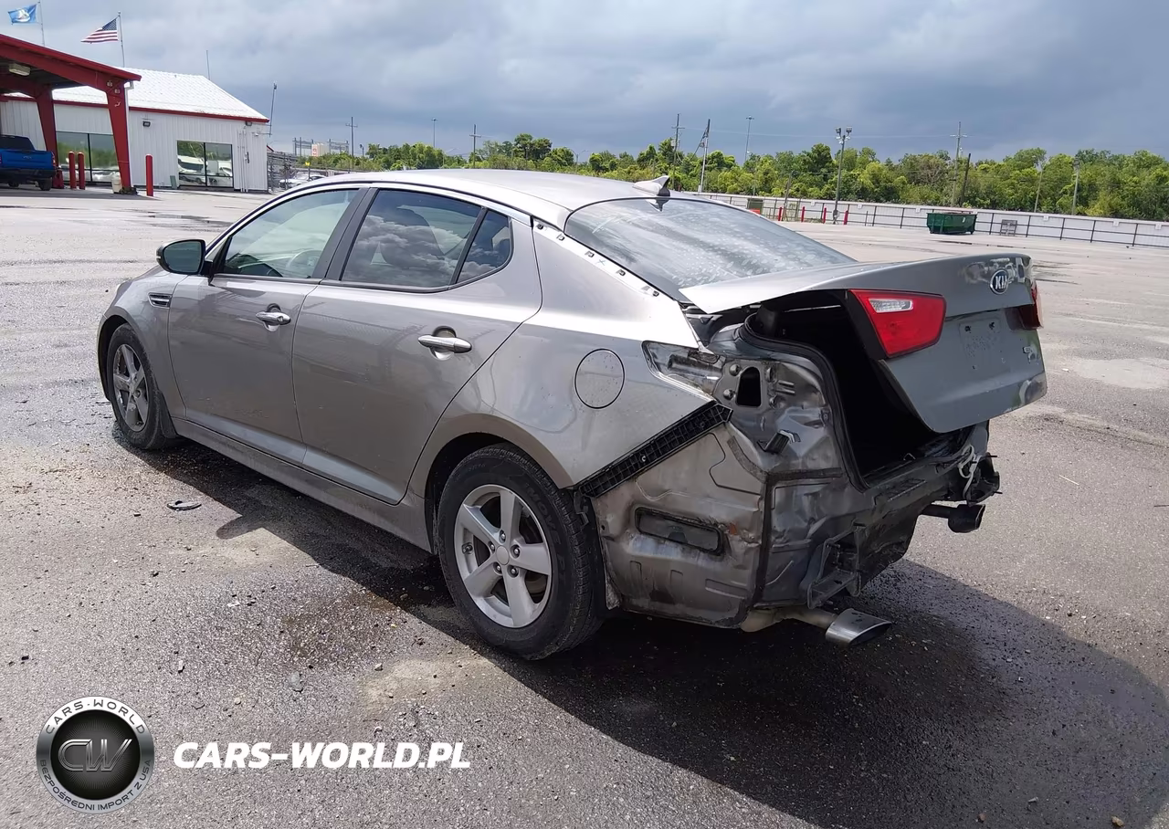 2015 Kia Optima Lx VIN:5XXGM4A76FG480140 - 3