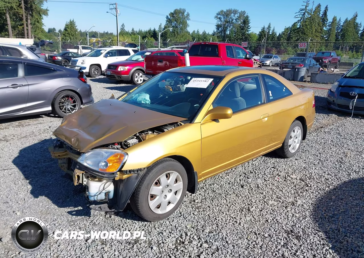 2001 Honda Civic Ex VIN:1HGEM22901L004844 - 2