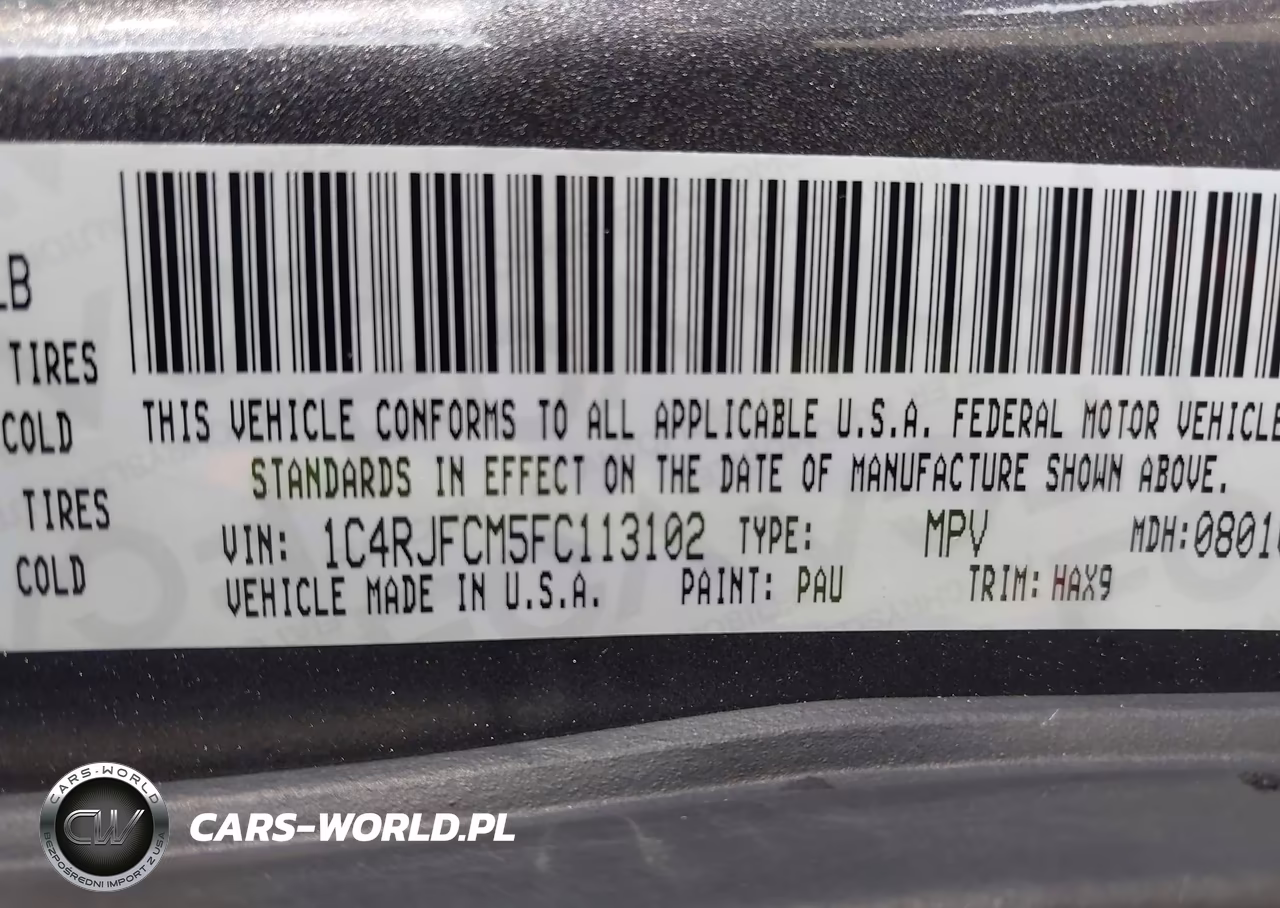 2015 Jeep Grand Cherokee High Altitude VIN:1C4RJFCM5FC113102 - 9