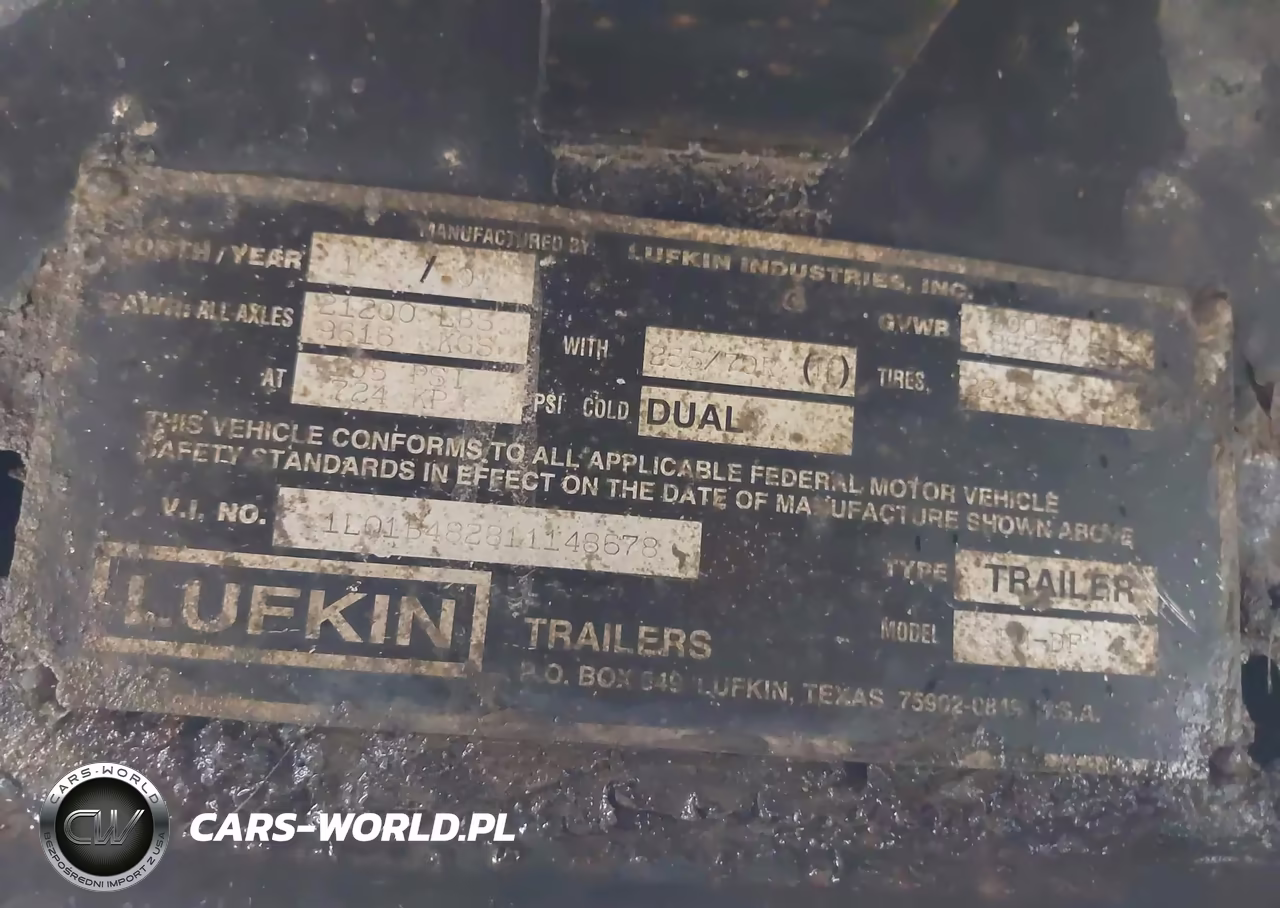 2001 Lufkin Industries Flatbed VIN:1L01B482811148678 - 9