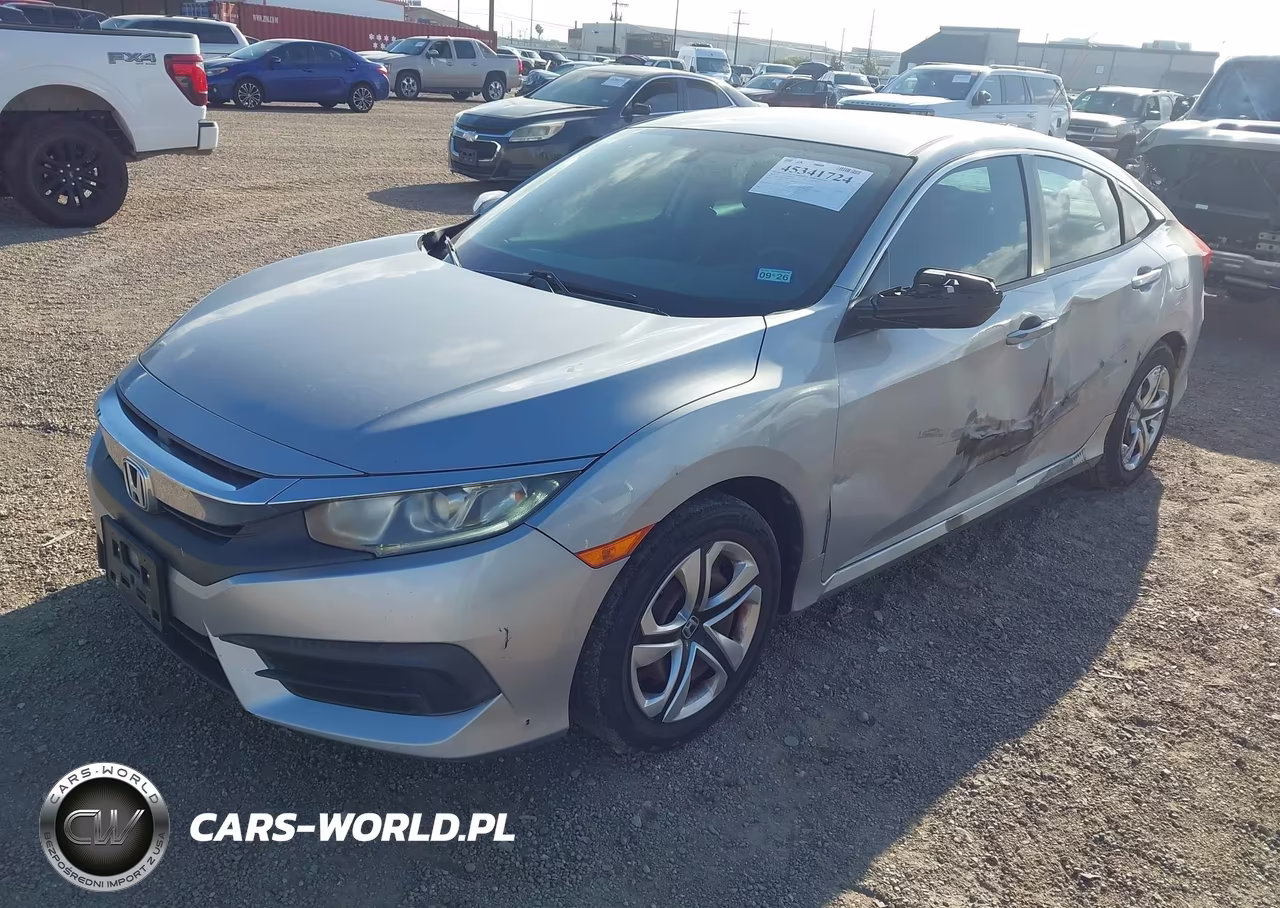 2016 Honda Civic Lx VIN:19XFC2F53GE048917 - 2