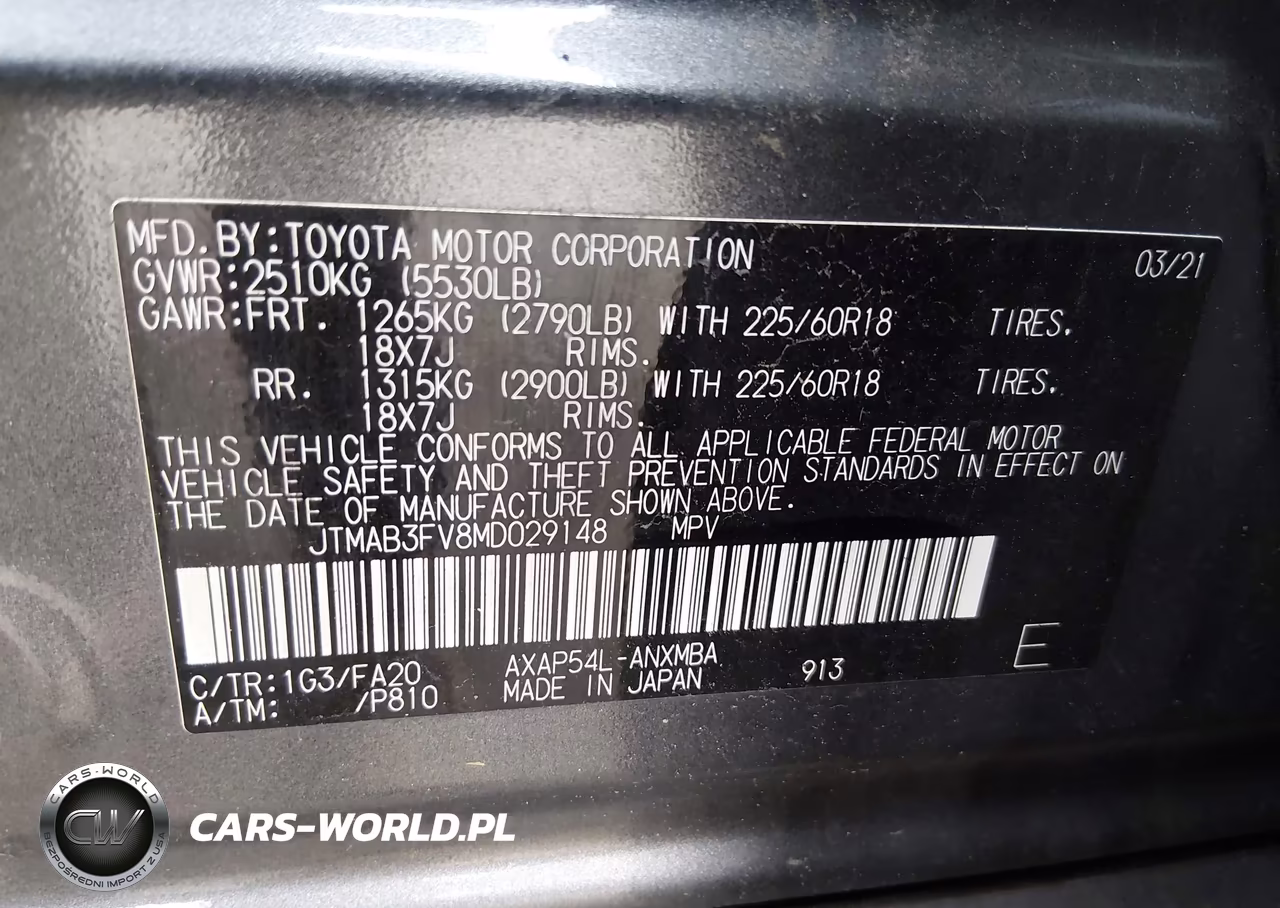 2021 Toyota Rav4 Prime Se VIN:JTMAB3FV8MD029148 - 9