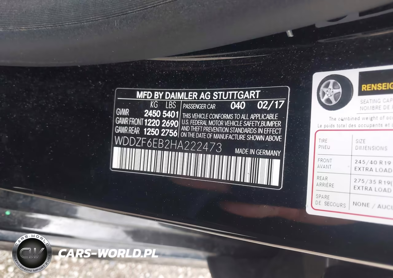 2017 Mercedes-Benz Amg E 43 4Matic VIN:WDDZF6EB2HA222473 - 9