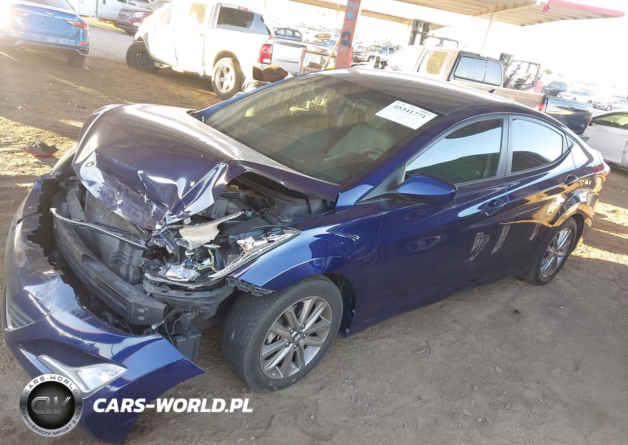 2014 Hyundai Elantra Se VIN:5NPDH4AE0EH529535 - 2
