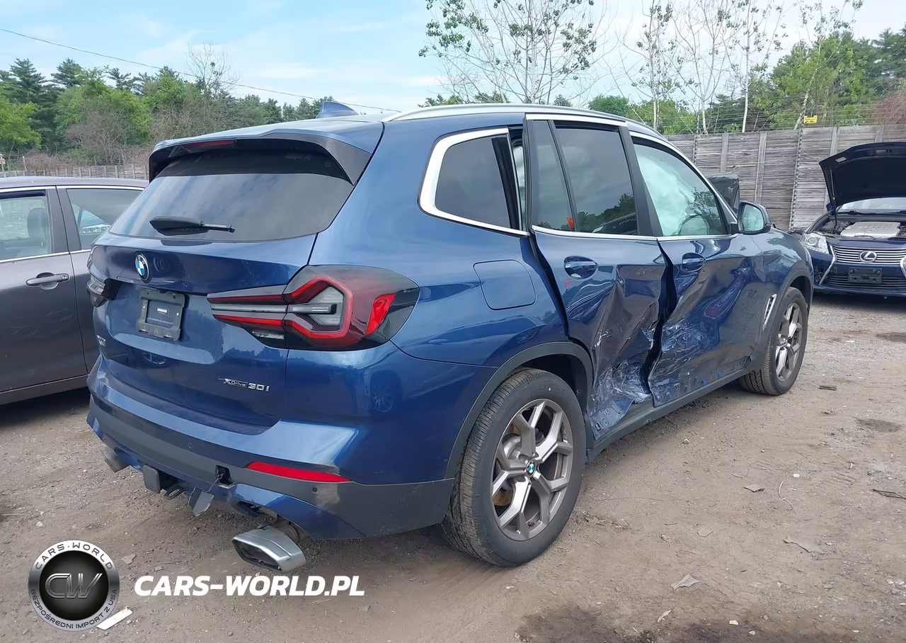 2022 BMW X3 xDrive30I VIN:5UX53DP08N9N13556 - 4
