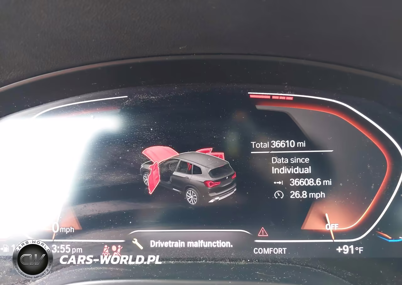 2022 BMW X3 xDrive30I VIN:5UX53DP08N9N13556 - 7