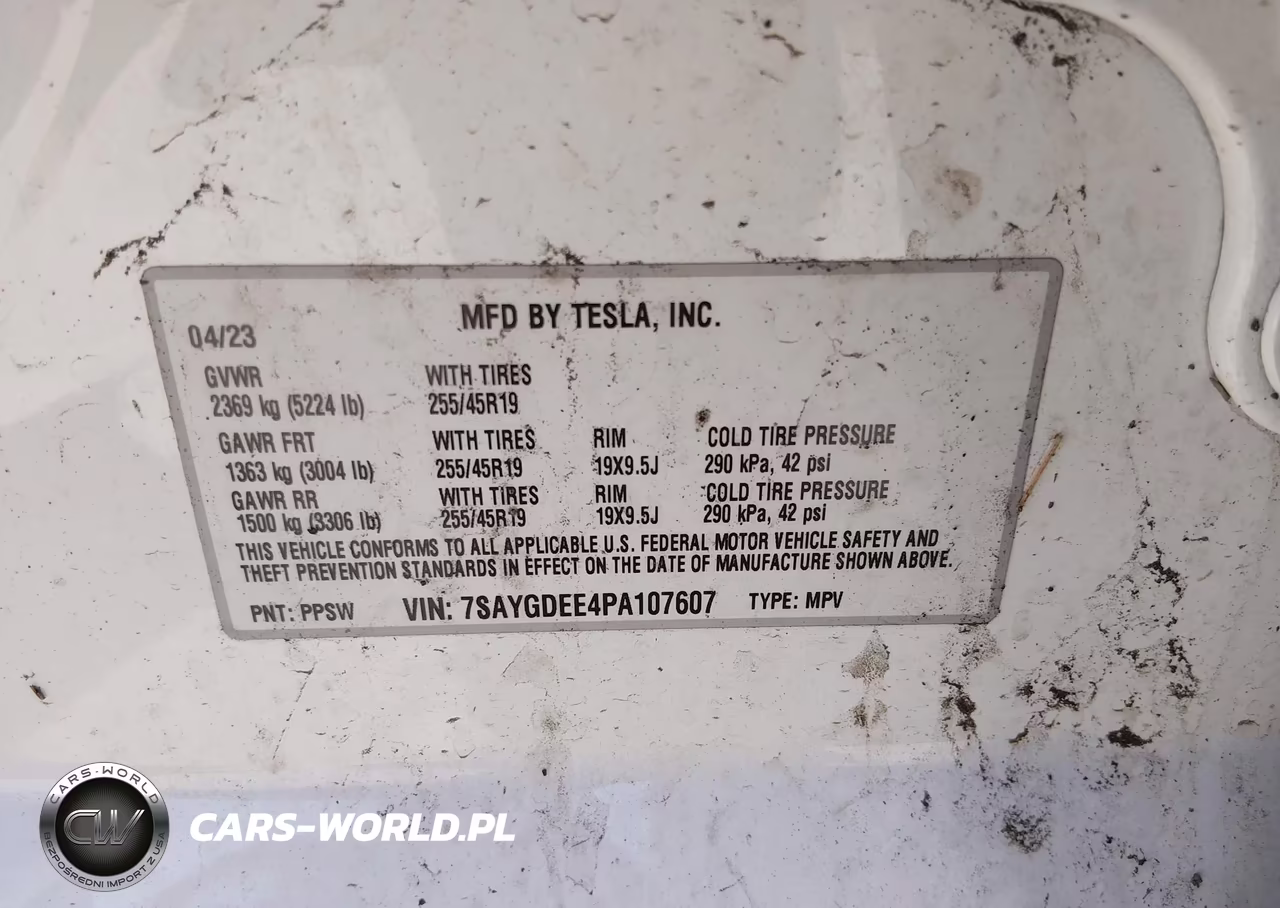 2023 Tesla Model Y Awd-Long Range Dual Motor All-Wheel Drive VIN:7SAYGDEE4PA107607 - 9