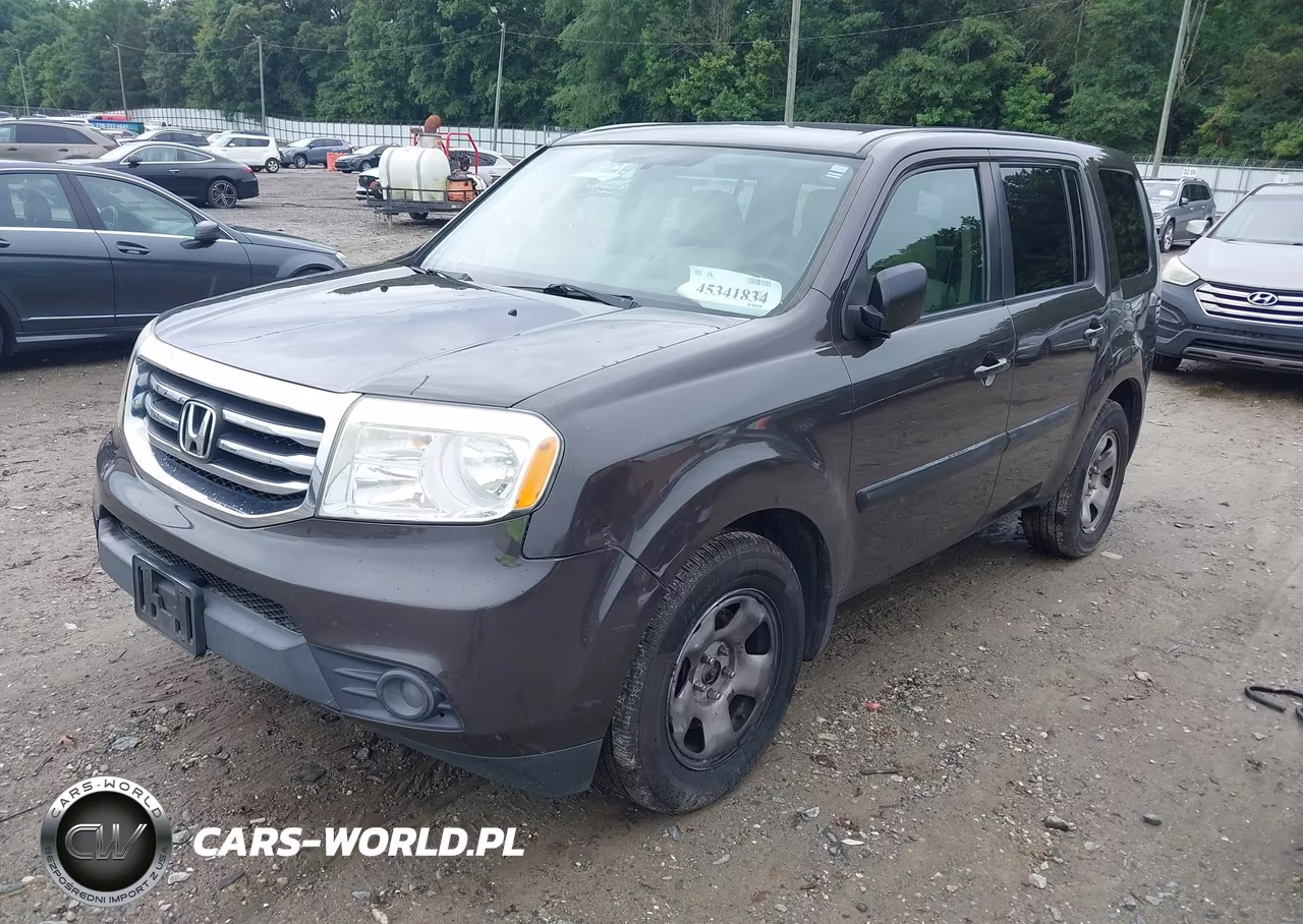 2015 Honda Pilot Lx VIN:5FNYF4H27FB018018 - 2