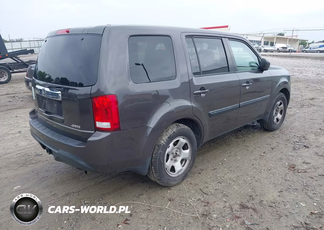 2015 Honda Pilot Lx VIN:5FNYF4H27FB018018 - 4