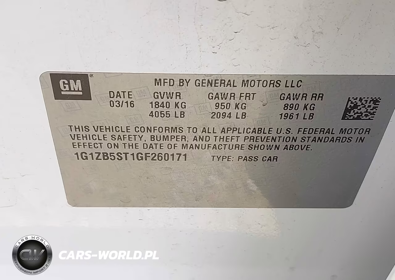 2016 Chevrolet Malibu Ls VIN:1G1ZB5ST1GF260171 - 9