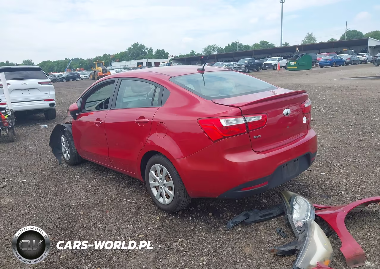 2013 Kia Rio Lx VIN:KNADM4A31D6308879 - 3