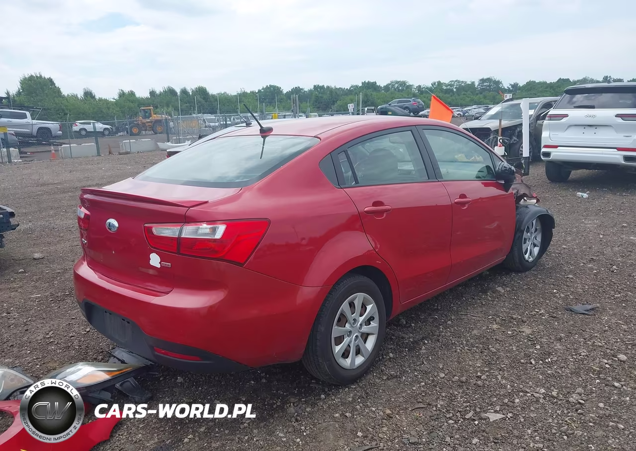 2013 Kia Rio Lx VIN:KNADM4A31D6308879 - 4