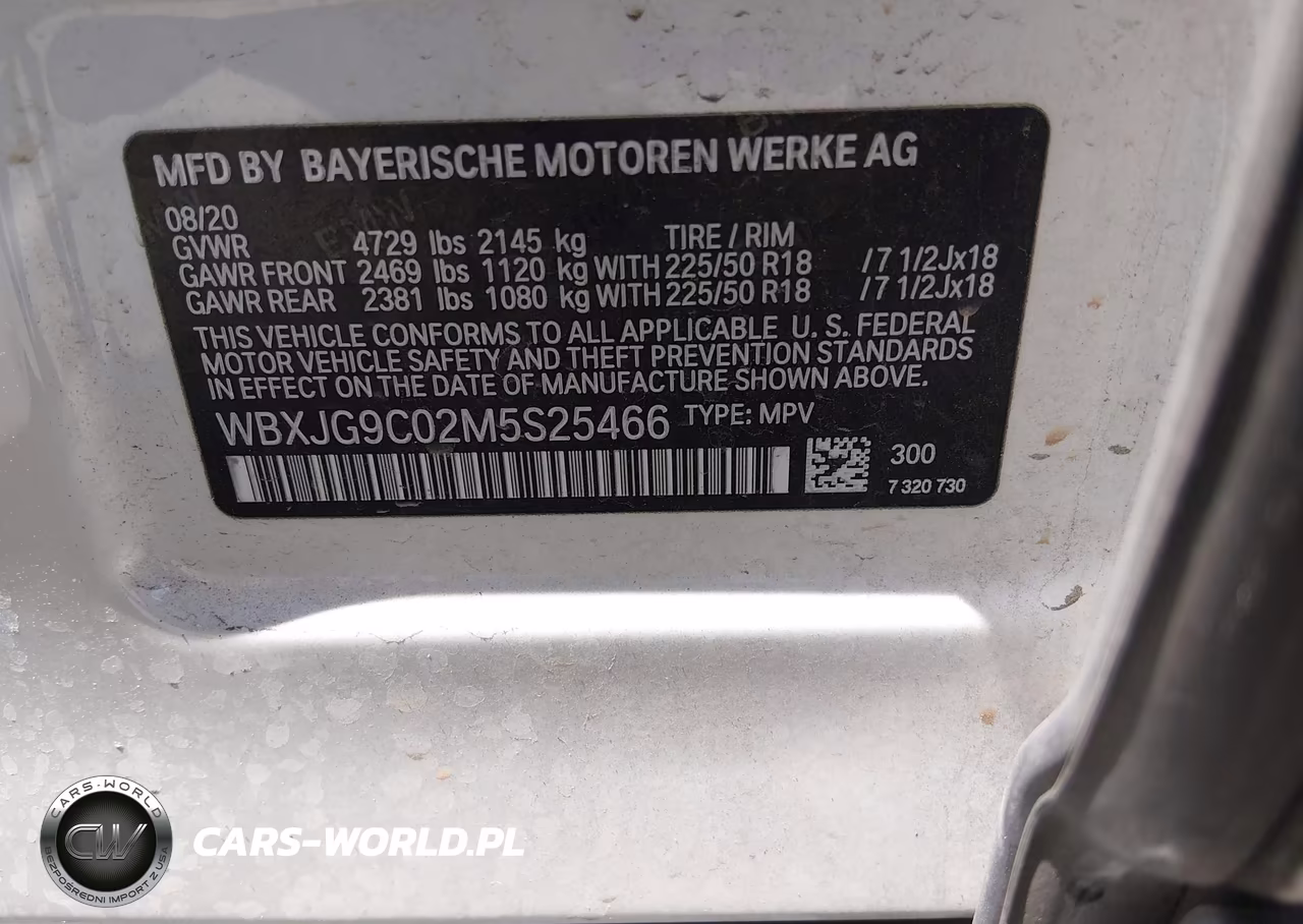 2021 BMW X1 xDrive28I VIN:WBXJG9C02M5S25466 - 9