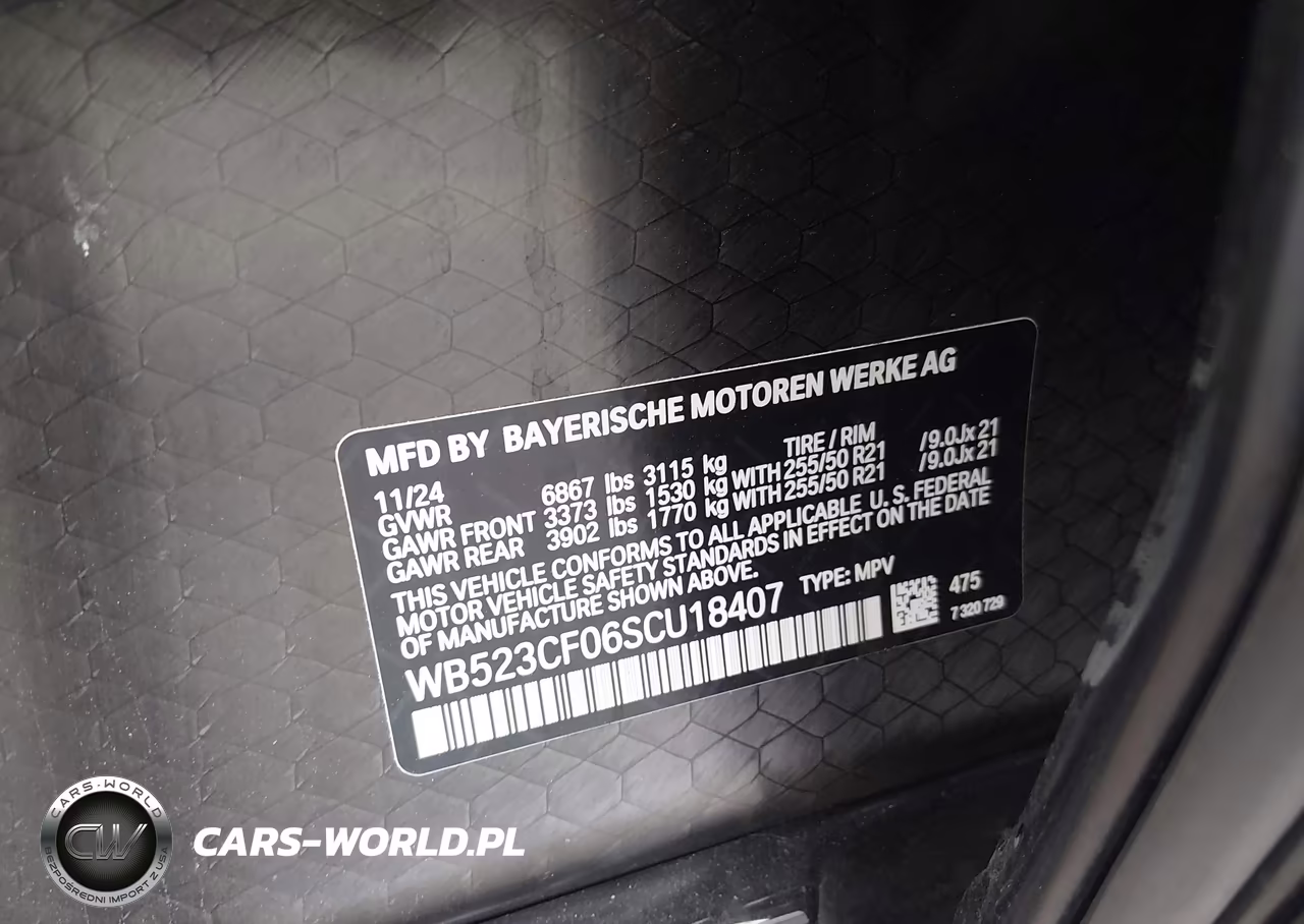 2025 BMW Ix xDrive50 VIN:WB523CF06SCU18407 - 9