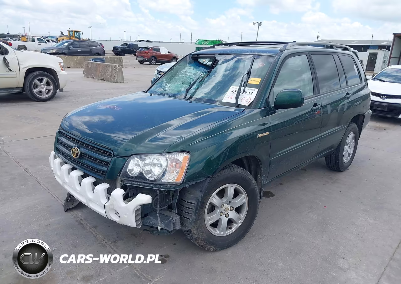 2002 Toyota Highlander Limited V6 VIN:JTEGF21A620036130 - 2