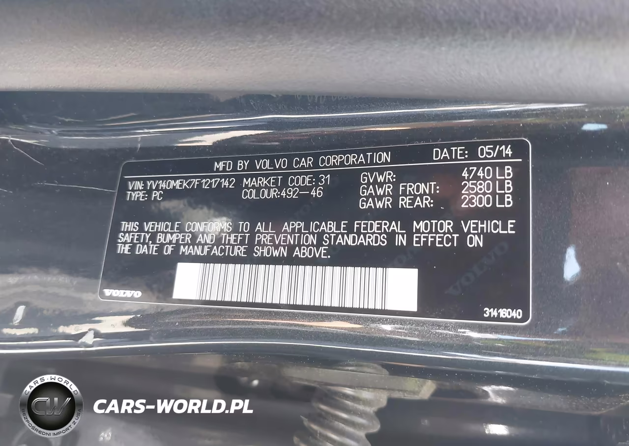 2015 Volvo V60 T5 Premier VIN:YV140MEK7F1217142 - 9