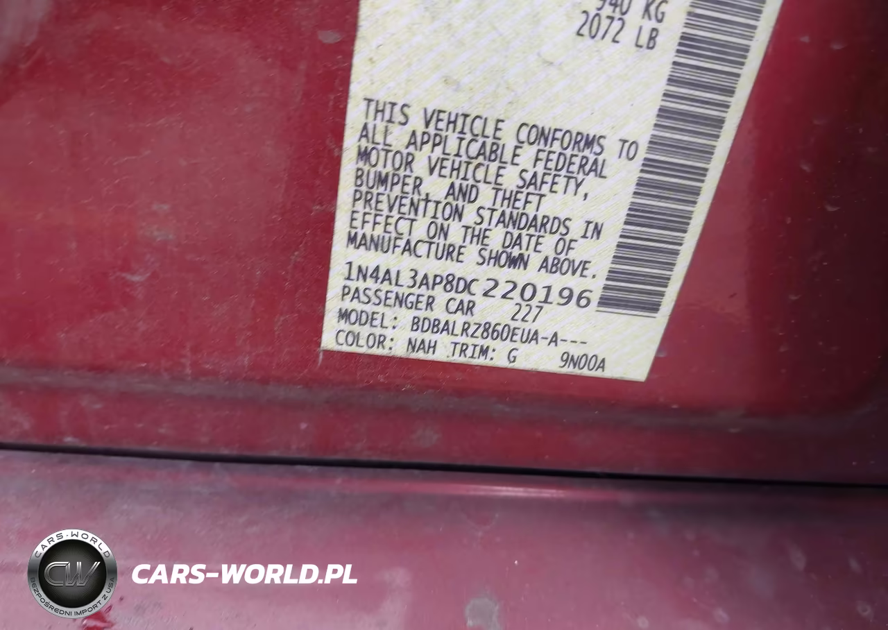 2013 Nissan Altima 2.5 S VIN:1N4AL3AP8DC220196 - 9