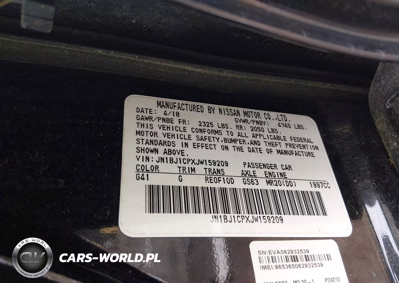 2018 Nissan Rogue Sport S VIN:JN1BJ1CPXJW159209 - 9
