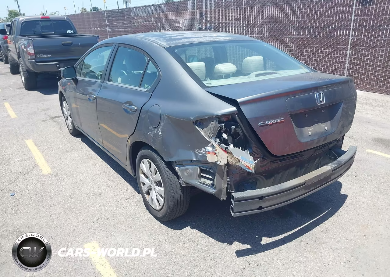 2012 Honda Civic Lx VIN:19XFB2F53CE363861 - 3