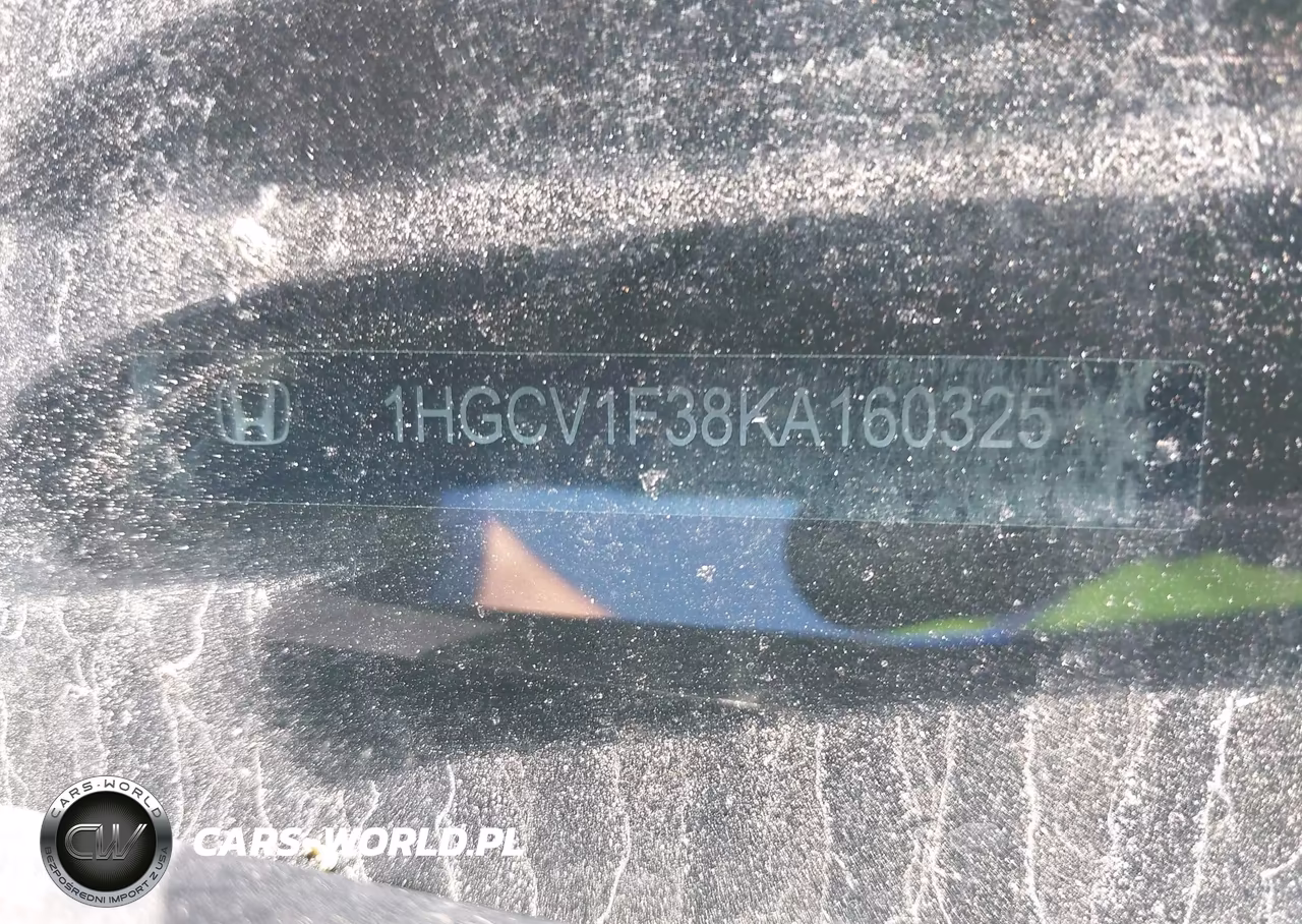 2019 Honda Accord Sport VIN:1HGCV1F38KA160325 - 9
