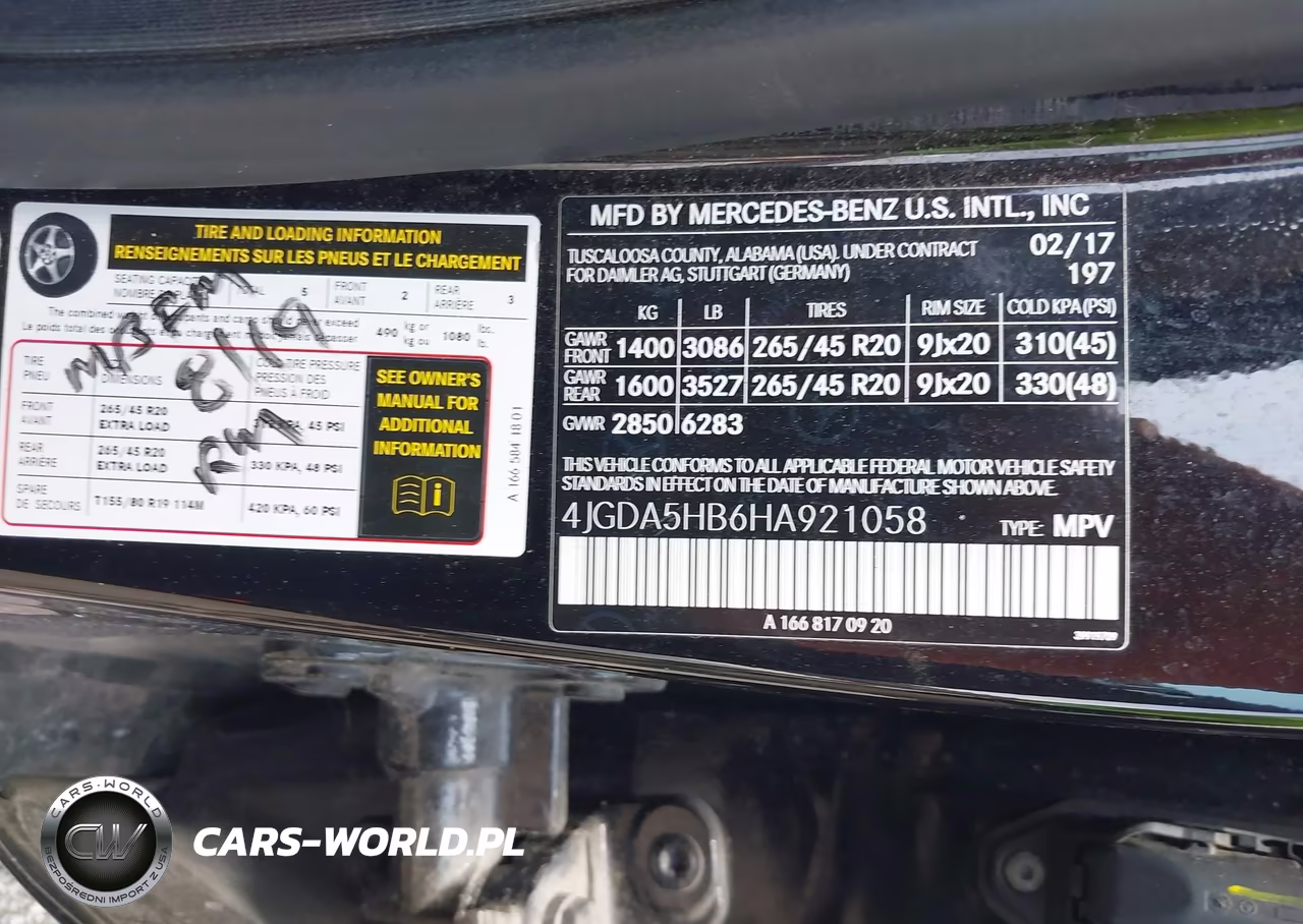 2017 Mercedes-Benz Gle 350 4Matic VIN:4JGDA5HB6HA921058 - 9