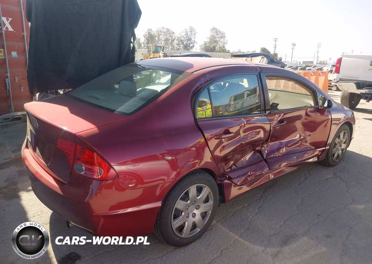 2008 Honda Civic Lx VIN:2HGFA16518H535394 - 4