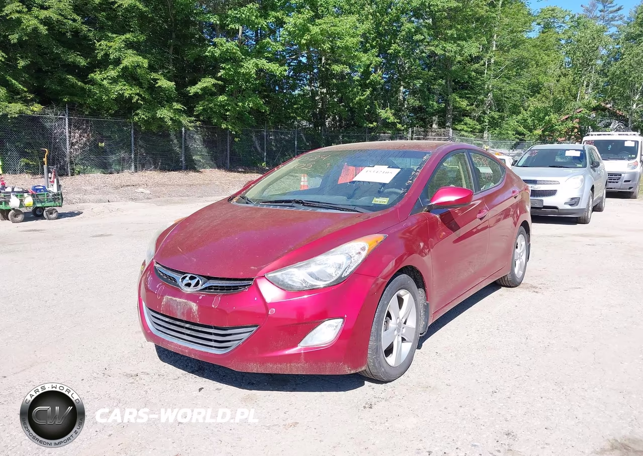 2013 Hyundai Elantra Gls VIN:5NPDH4AE5DH368887 - 2