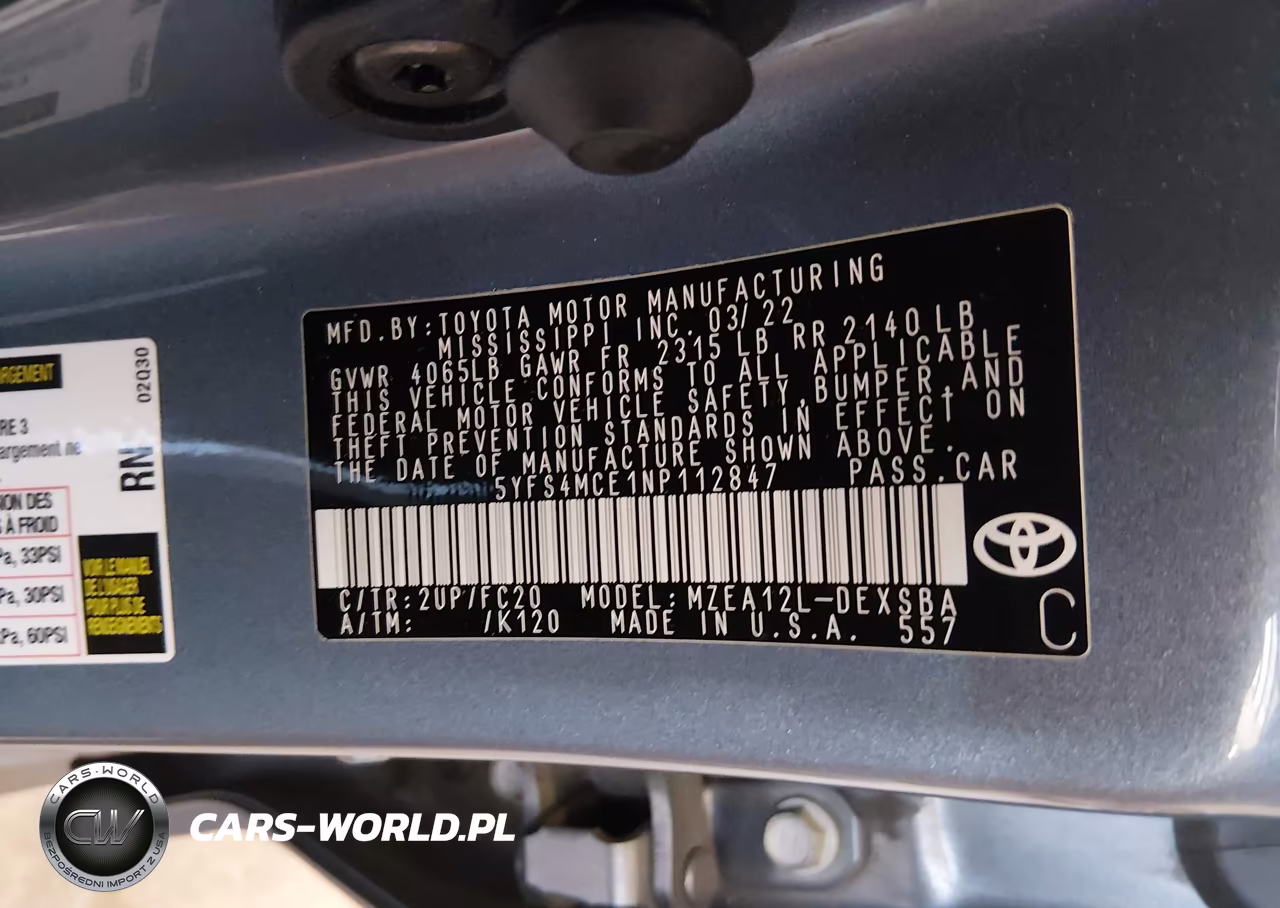 2022 Toyota Corolla Se VIN:5YFS4MCE1NP112847 - 9