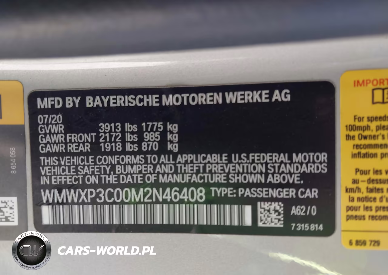 2021 Mini Se Hardtop Cooper VIN:WMWXP3C00M2N46408 - 9