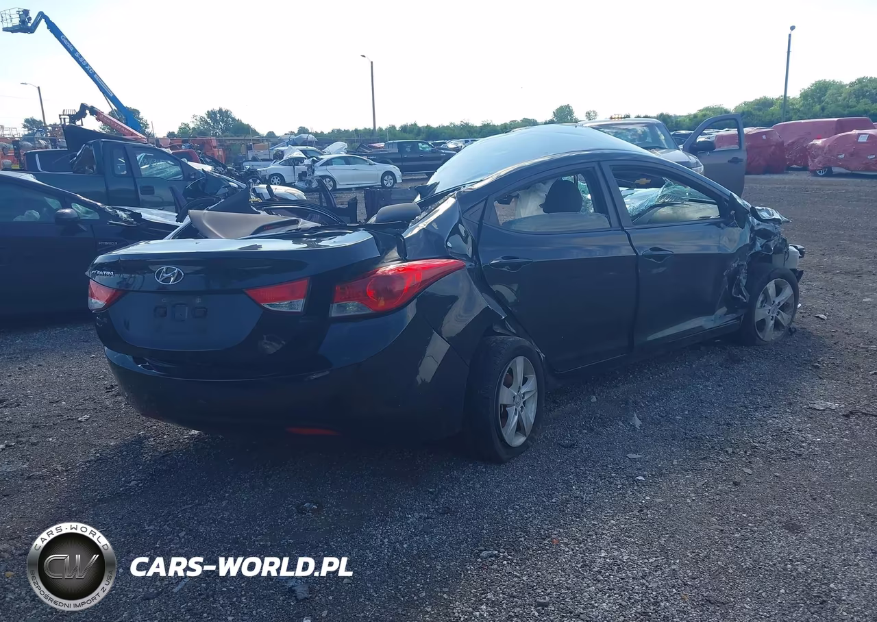 2012 Hyundai Elantra Gls (Ulsan Plant) VIN:KMHDH4AEXCU260152 - 4
