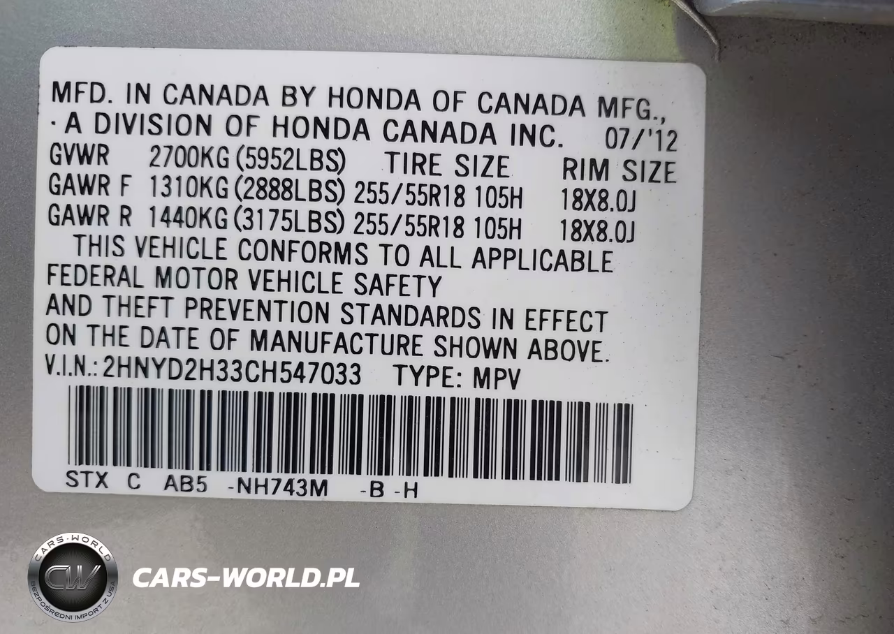 2012 Acura Mdx Technology Package VIN:2HNYD2H33CH547033 - 9