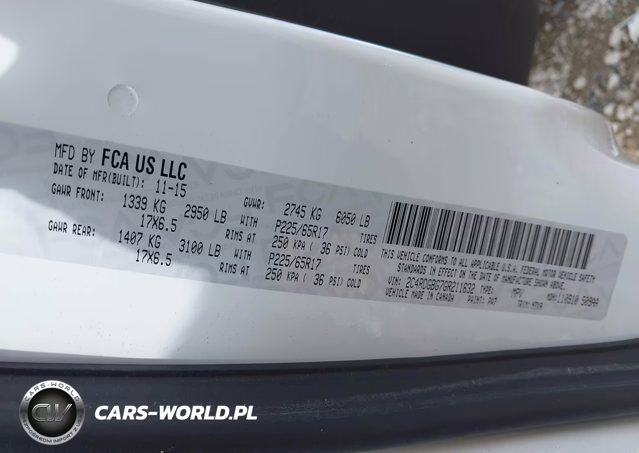 2016 Dodge Grand Caravan Se Plus VIN:2C4RDGBG7GR211632 - 9