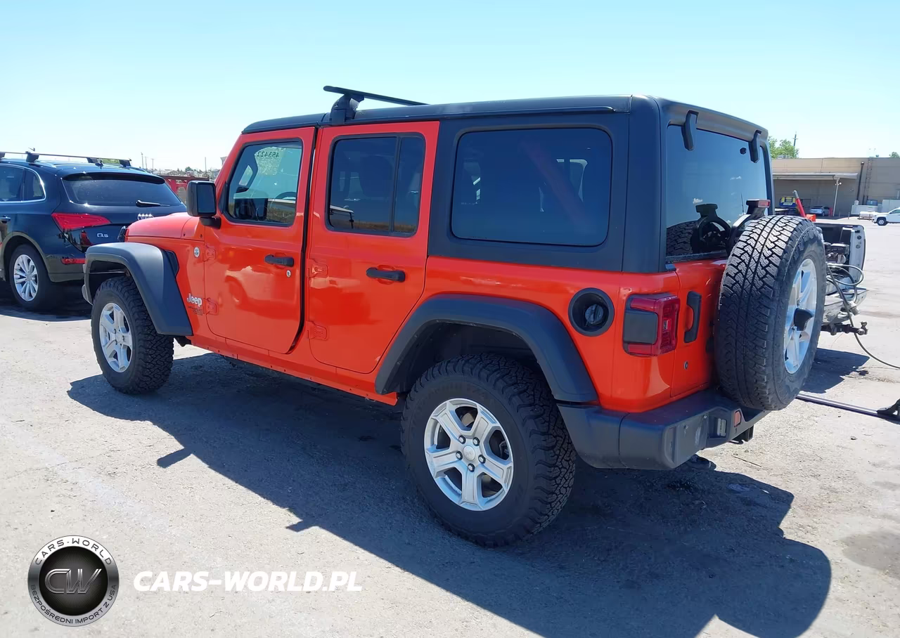 2018 Jeep Wrangler Unlimited Sport S 4X4 VIN:1C4HJXDN7JW211449 - 3