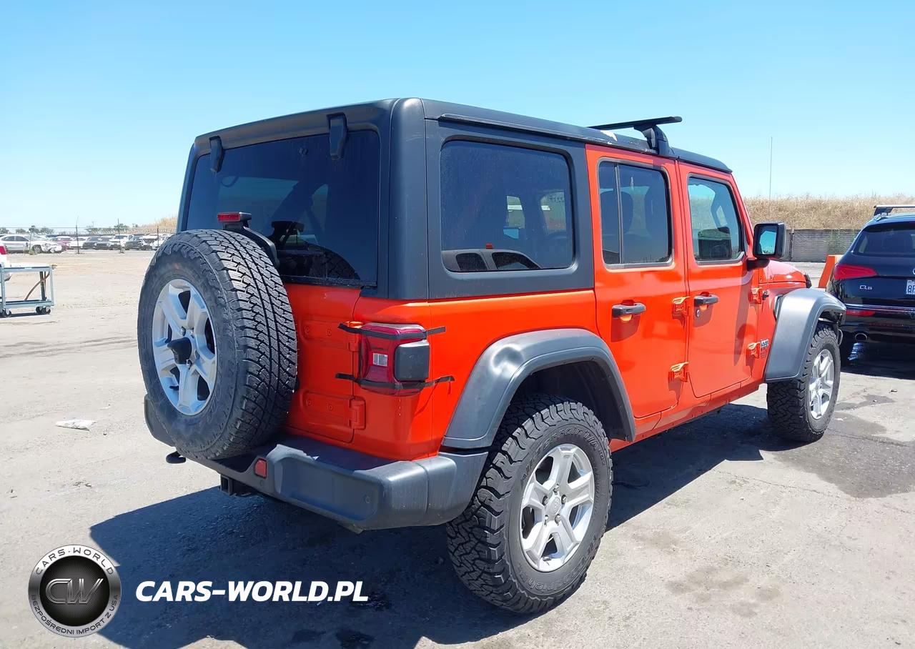 2018 Jeep Wrangler Unlimited Sport S 4X4 VIN:1C4HJXDN7JW211449 - 4
