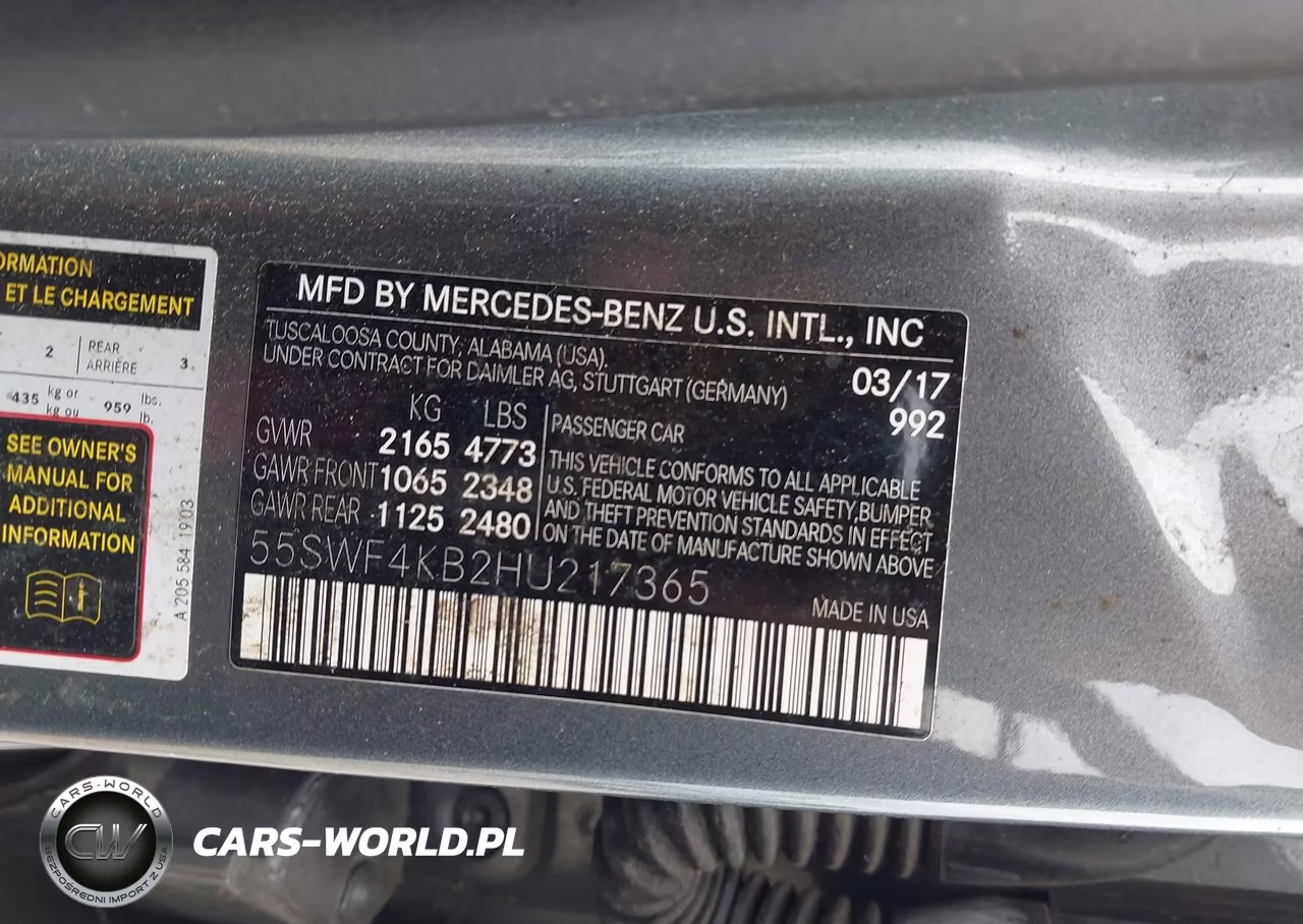 2017 Mercedes-Benz C 300 Sport 4Matic VIN:55SWF4KB2HU217365 - 9