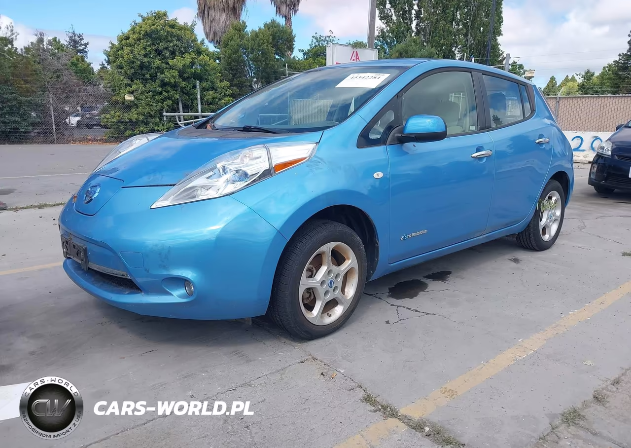 2012 Nissan Leaf Sl VIN:JN1AZ0CP6CT019211 - 2
