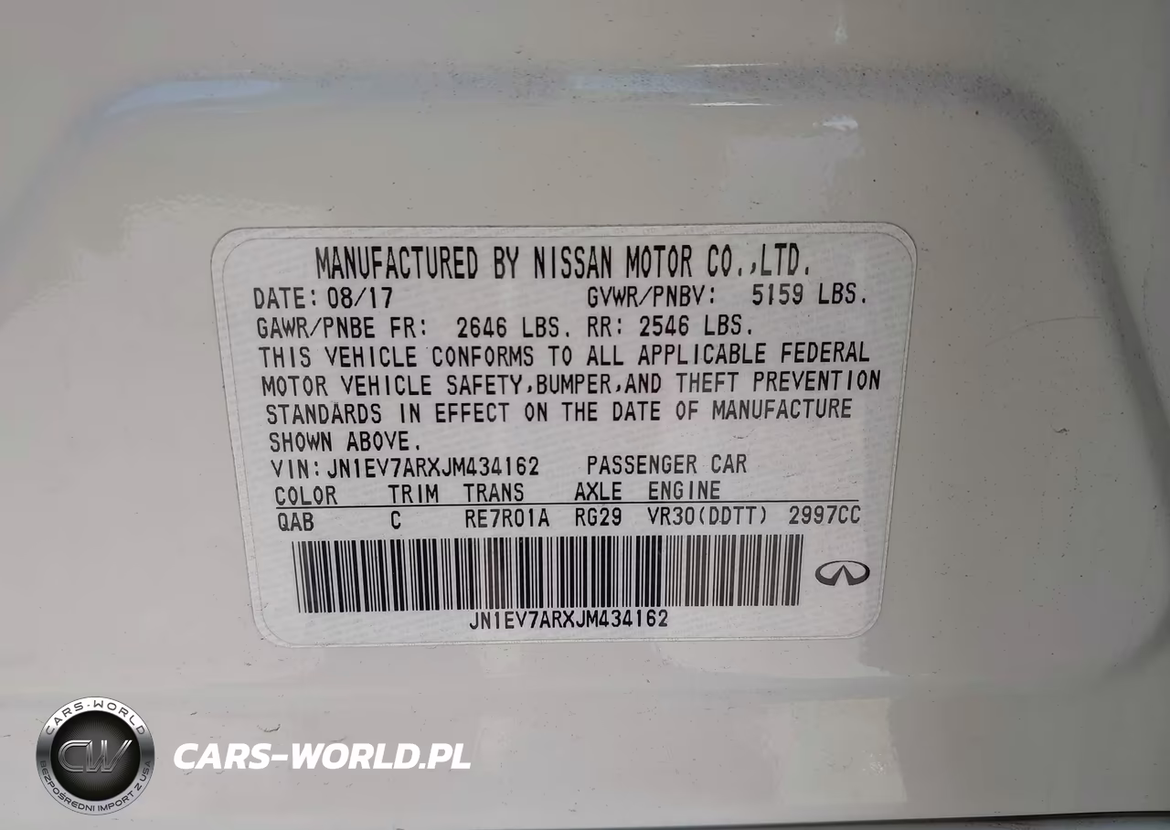 2018 Infiniti Q50 3.0T Luxe VIN:JN1EV7ARXJM434162 - 9