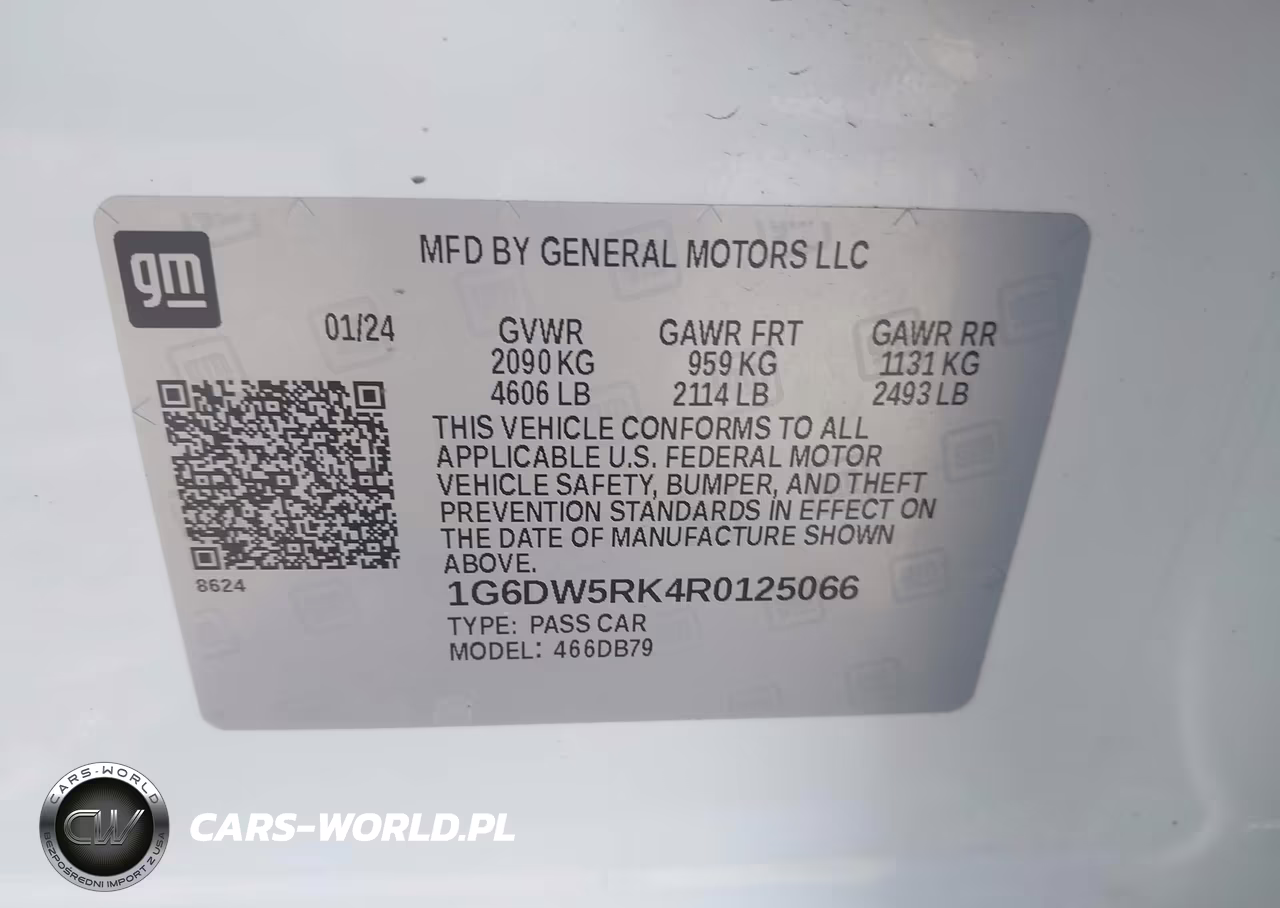 2024 Cadillac Ct5 Luxury VIN:1G6DW5RK4R0125066 - 9