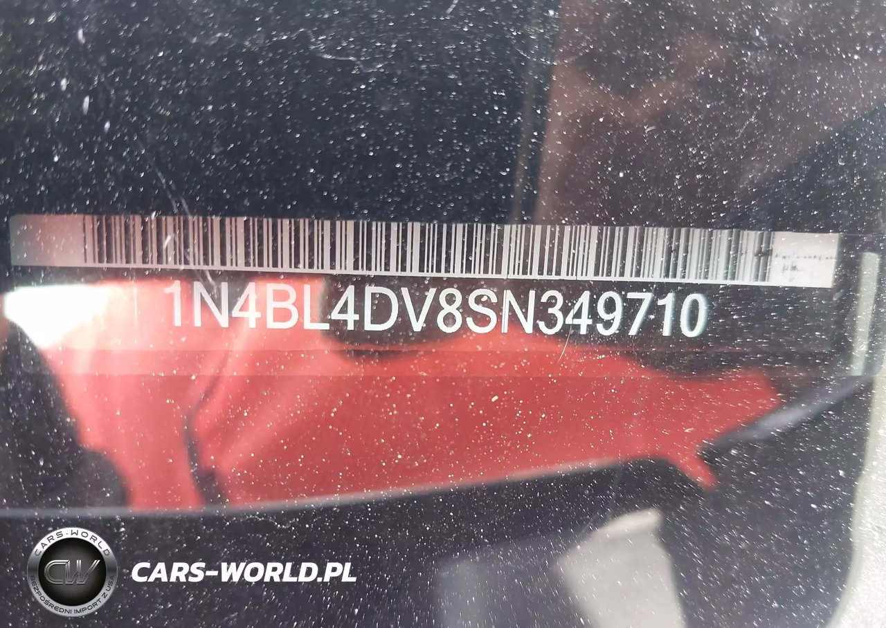 2025 Nissan Altima Sv Fwd VIN:1N4BL4DV8SN349710 - 9