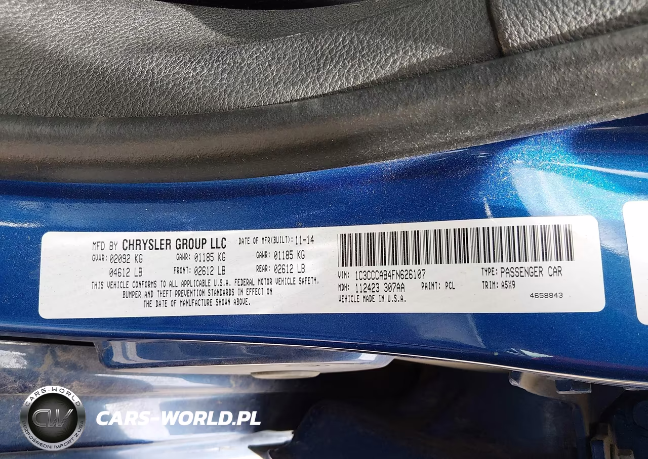 2015 Chrysler 200 Limited VIN:1C3CCCAB4FN626107 - 9