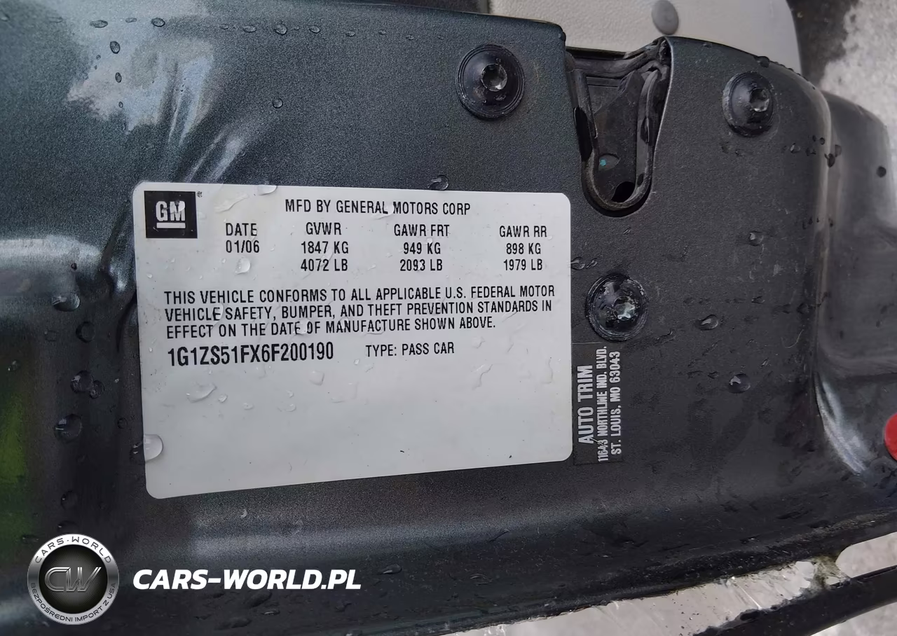 2006 Chevrolet Malibu Ls VIN:1G1ZS51FX6F200190 - 9