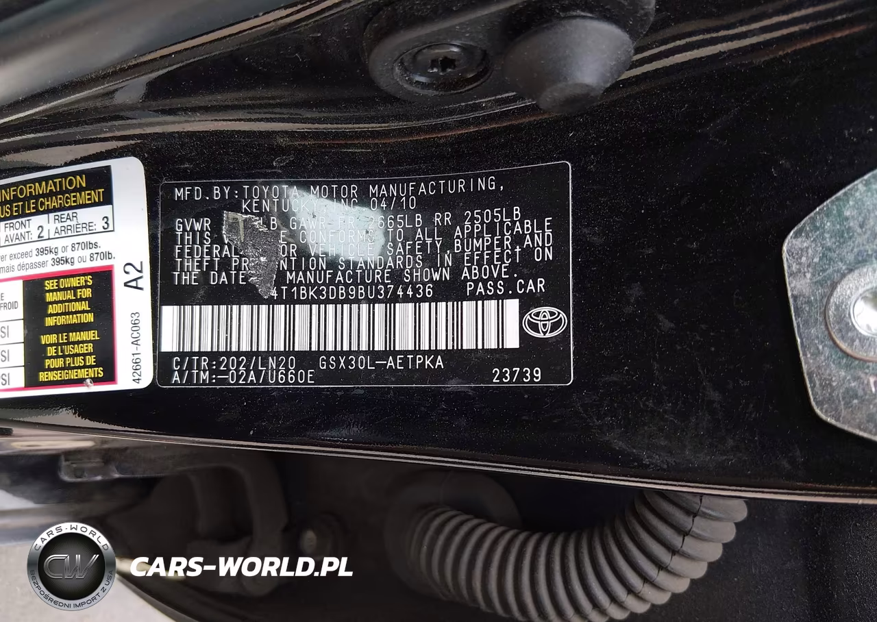 2011 Toyota Avalon Limited VIN:4T1BK3DB9BU374436 - 9