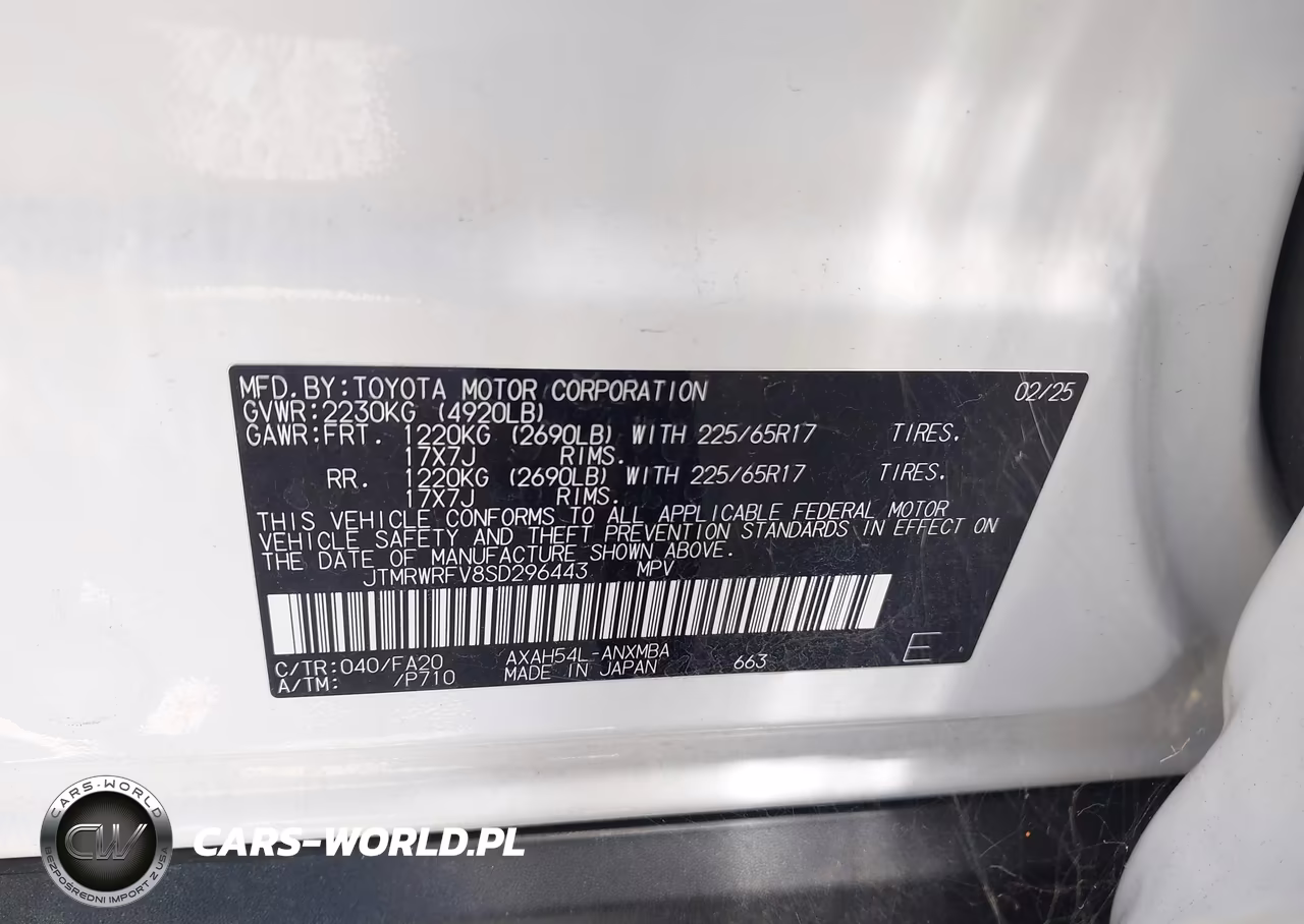 2025 Toyota Rav4 Hybrid Xle VIN:JTMRWRFV8SD296443 - 9