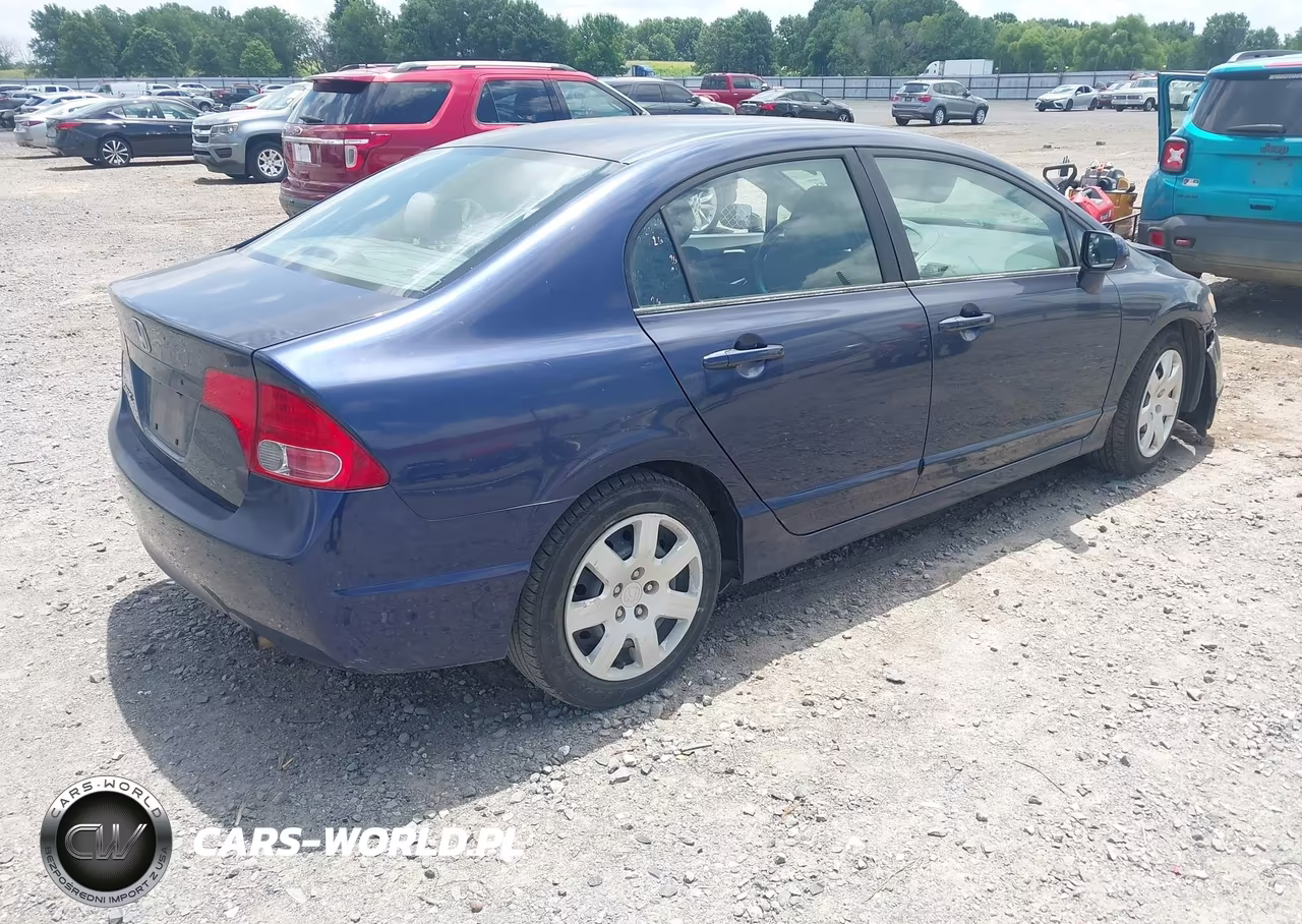 2007 Honda Civic Lx VIN:1HGFA16507L047040 - 4