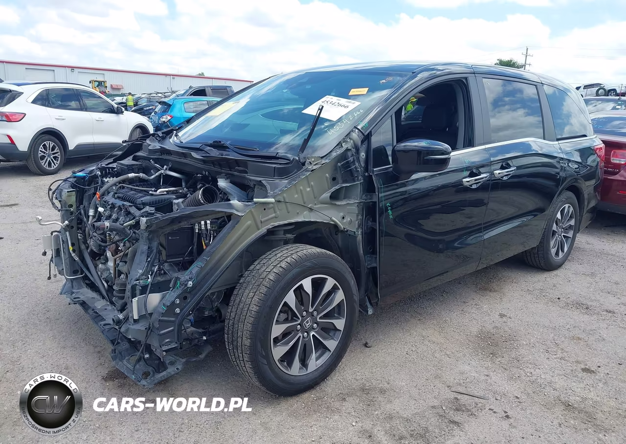 2022 Honda Odyssey Ex-L VIN:5FNRL6H77NB044203 - 2