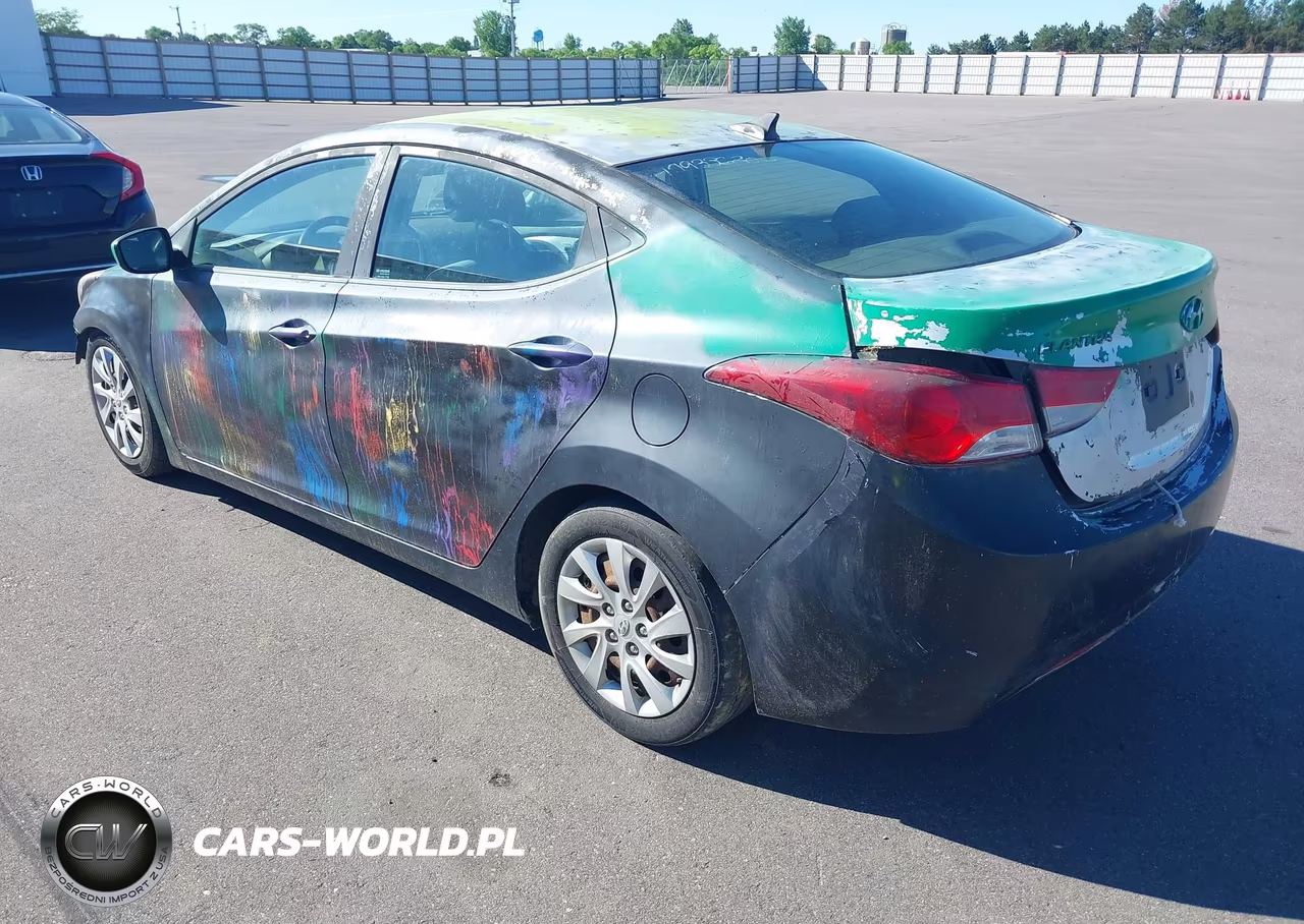 2012 Hyundai Elantra Gls (Ulsan Plant) VIN:KMHDH4AE6CU213717 - 3