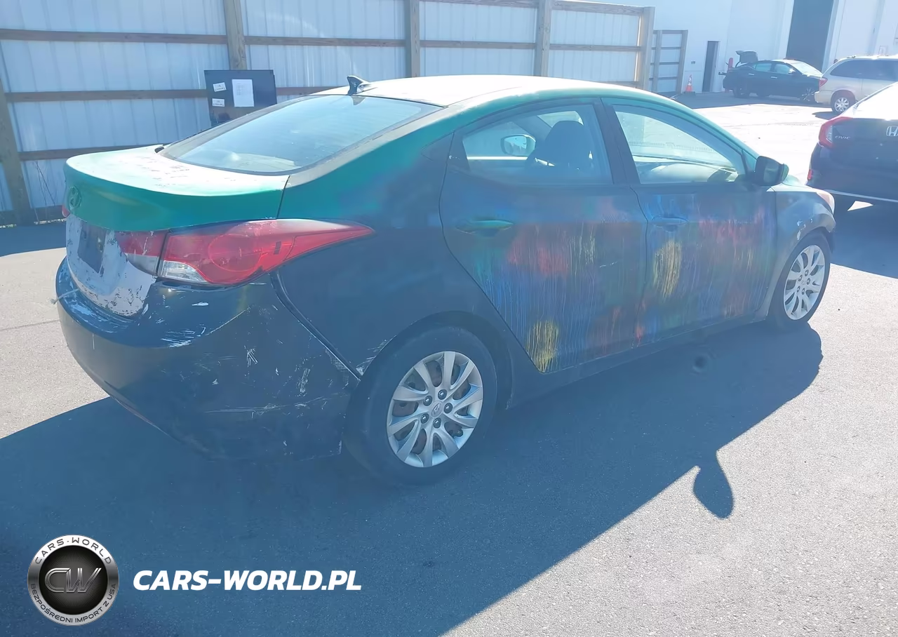 2012 Hyundai Elantra Gls (Ulsan Plant) VIN:KMHDH4AE6CU213717 - 4