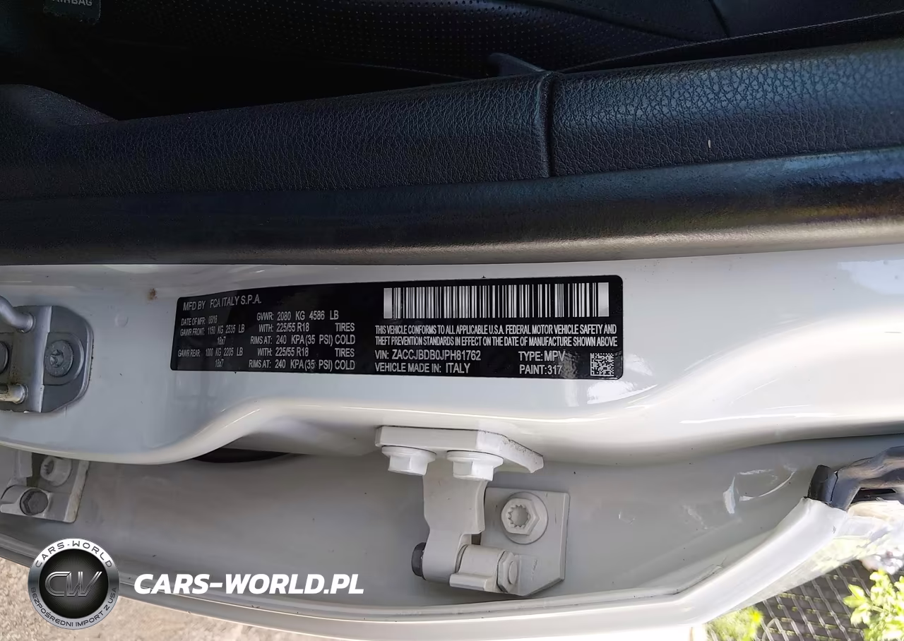 2018 Jeep Renegade Limited 4X4 VIN:ZACCJBDB0JPH81762 - 9